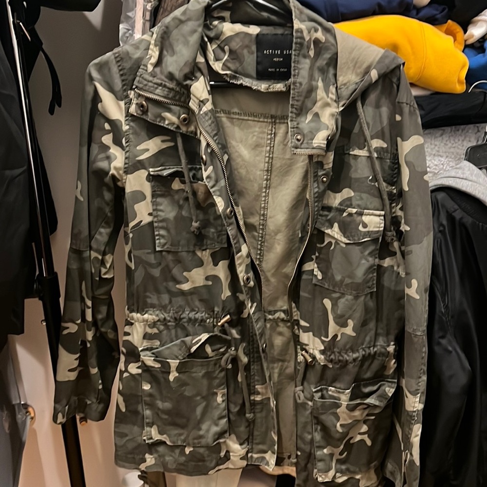 Camo anorak